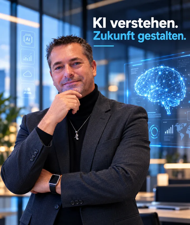 Christian Hager, Gründer von macher.one und dermacher.at (KI-Bild, erstellt mit ChatGPT)